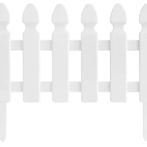 Fence Gardens F752, 50x34 cm, plastic, alb, mini gard decorativ, bal. 4 buc Retur ușor