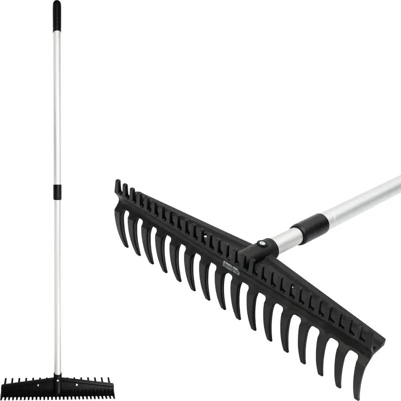 Reducere Rake Strend Pro Premium S891-AL, 16z, Telescop Alu, cu mâner, 445x115 mm