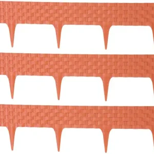 Palisada RattanPalisada 2,40 m, teracota, ambalaj. 3 buc., 820x95/200 mm, UV Livrare rapidă