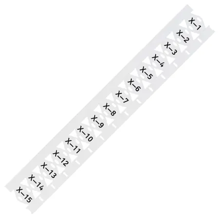 Cable tie marker; for Smart Printer; for use with cable ties; 25 x 10 mm; white Wago Retur ușor