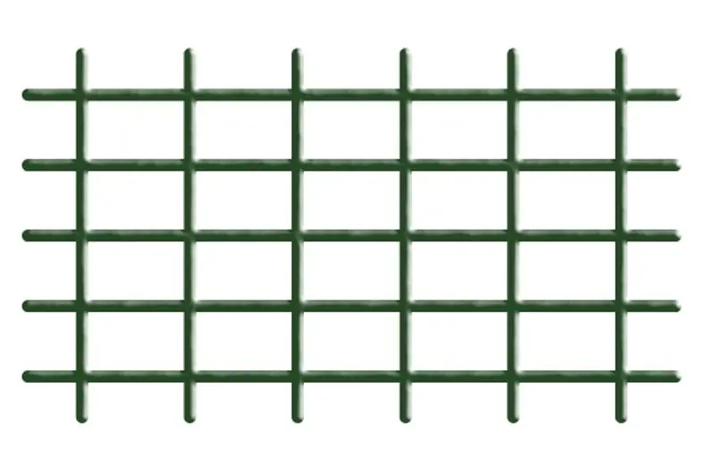 Preț redus Grilă de grădină MEK6 145x72,5 cm, 4/4,7 mm, PVC / oțel, suport flori, verde, horticultură