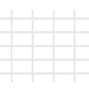 Ofertă de sezon Grid Garden MEK6 145x42,5 cm, 4/4,7 mm, PVC/otel, sustinere flori, alb, gradinarit