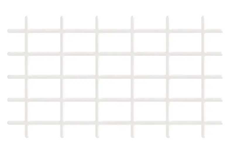 Ofertă de sezon Grid Garden MEK6 145x42,5 cm, 4/4,7 mm, PVC/otel, sustinere flori, alb, gradinarit