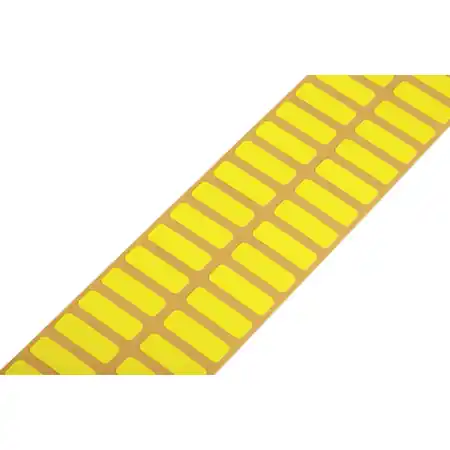 Textile labels; for Smart Printer; permanent adhesive; 7 x 20 mm; yellow Wago Bestseller