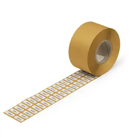 Cel mai vândut Textile labels; for Smart Printer; permanent adhesive; 7 x 20 mm; white Wago