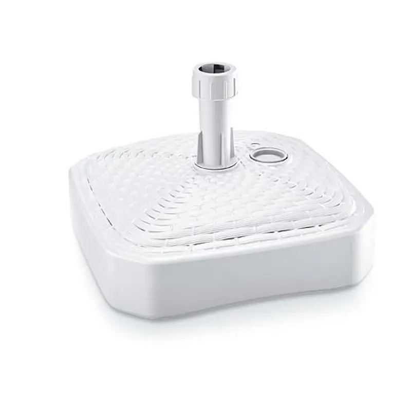 Stand MPKR, alb, 390x390 mm, PVC, pentru umbrela de plaja / umbrela 20-26 mm Transport gratuit