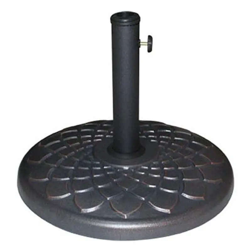 Lichidare de stoc Stand LEQ TYLER, 25 kg, metal, 50 cm, pentru umbrela de plaja / umbrela