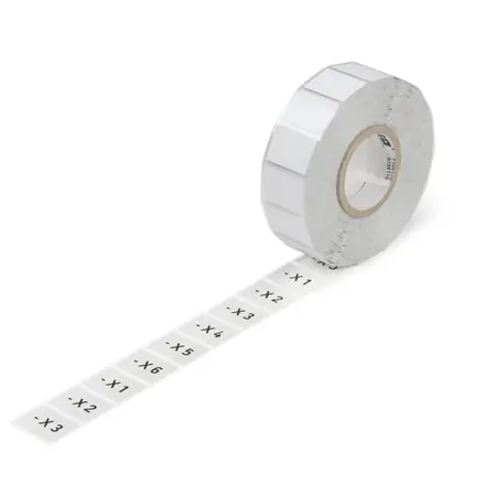 Push-button marker; 22 x 22 mm; silver-colored Wago Ofertă specială