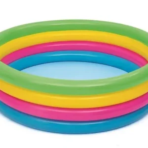 Nu rata Piscina Bestway® 51117, Curcubeu, pentru copii, gonflabila, curcubeu, 1,57x0,46 m