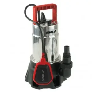 Cel mai bun preț Pompa submersibila de apa curata, murdara cu plutitor, INOX, 1000w, 19500L/ora, 1'',5/4'',3/2", Dedra