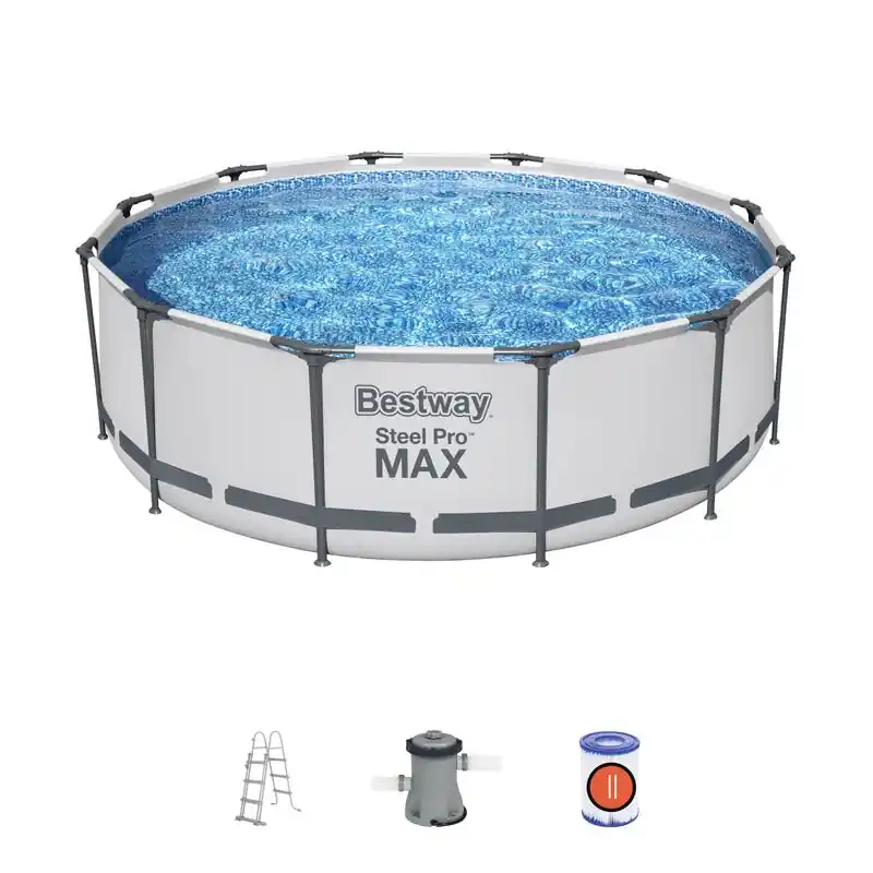 Livrare gratuită Piscina Bestway® Steel Pro MAX, 56418, pompă, scară, 3,66x1,00 m