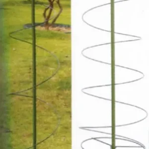 Tija GreenGarden TOMA, 165x30 cm + 3 cleme, spirala, sustinere plante si rosii Chilipir