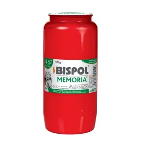 Candela rezerva memoria rosu 108ore, Bispol 310gr WO7c Reducere
