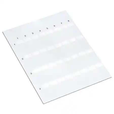 Reducere Self-laminating labels; white Wago