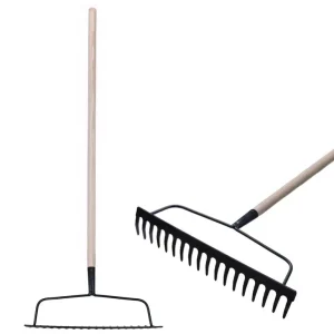 Grebla R101, 18 dinti, gradina, cu maner 160 cm Ofertă specială