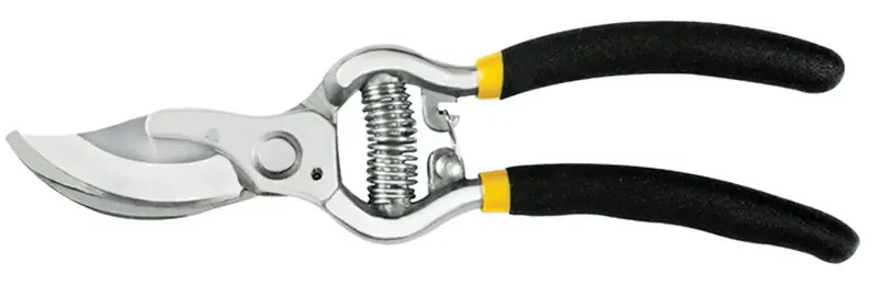 Cel mai vândut Foarfece Strend Pro P8013, 200 mm, gradina, HD, Softdipp negru