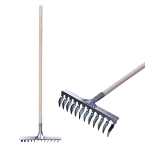 Cumpără acum Greblă R108A.WH, 12 dinți, pentru gazon, cu mâner