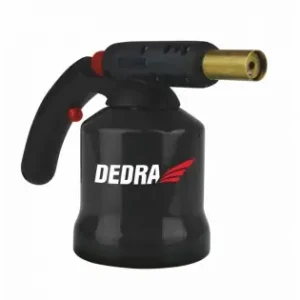 Calitate înaltă Lampa de lipit pe gaz cu aprindere piezo, carcasa metalica Dedra 31A020