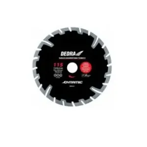 Ofertă de sezon Disc diamantat segmentat cu Super segmenti 115 mm / 22,2 mm Dynamic DEDRA