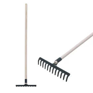 Reducere specială Greblă R105, 12 dinți, grădină cu mâner de 160 cm