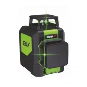 Retur gratuit Nivela laser, 2D, lumina verde, suport magnetic, 30 m, Dedra