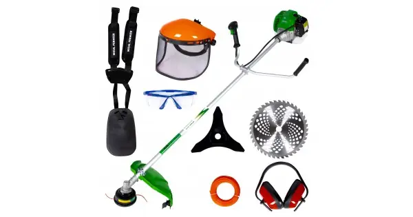 Pachet Motocoasa pe benzina, 10 accesorii, 4.76cp, 52cc, 2T, pornire rapida Easy Start, Micul Fermier Comandă acum