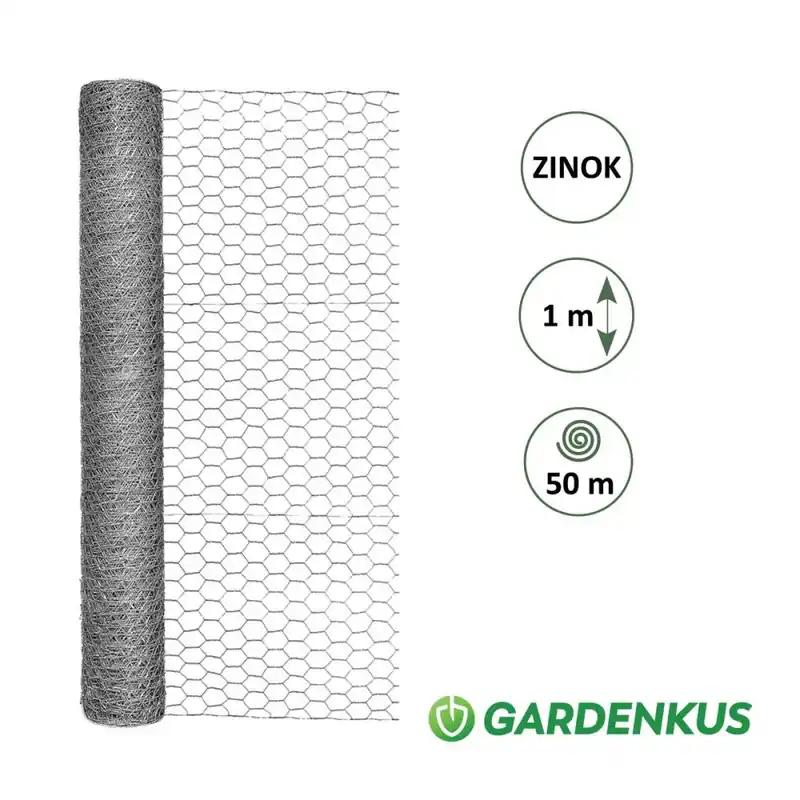 Plasa HEX 13/0,7x1000 mm 50 m ZN GARDENKUS iepure KLC Ofertă limitată