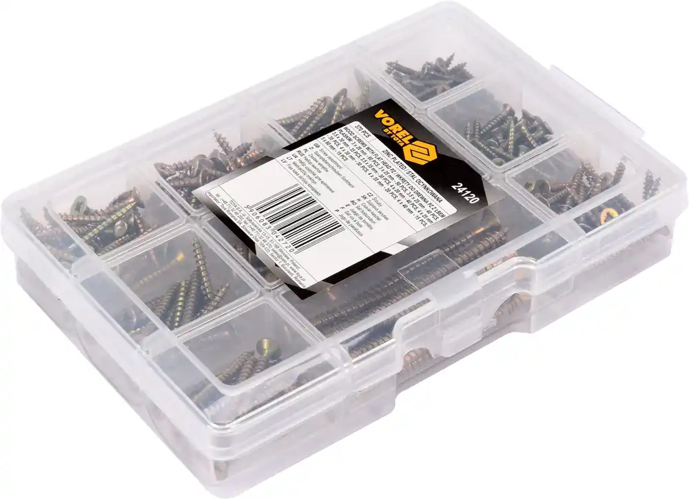 Set suruburi pentru lemn 370 buc 24120 Cel mai bun preț