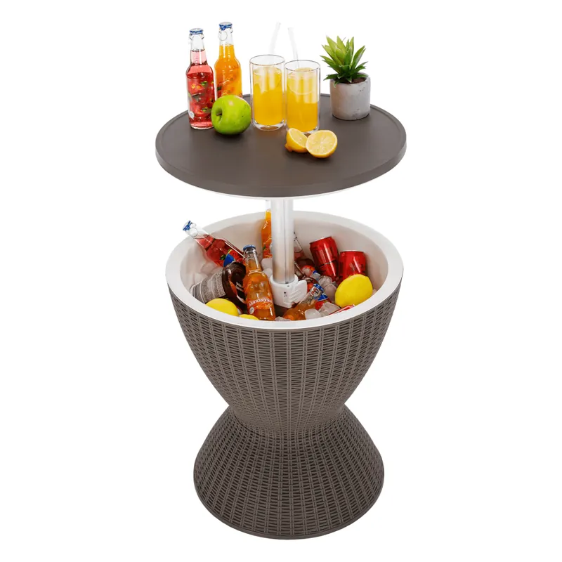 Livrare expres Masă de răcire pentru grădină, gri, FABIR