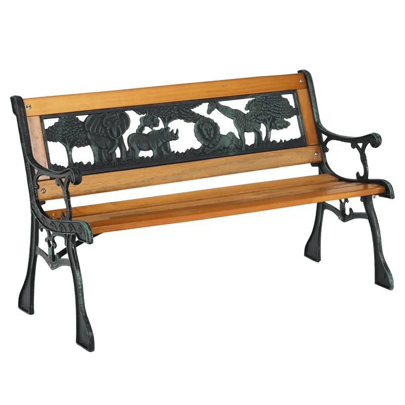 Bancă pentru copii, negru / natural, NADAZA Super ofertă