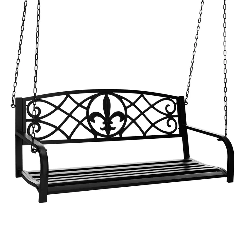 Leagăn de grădină, negru, ABEA Popular