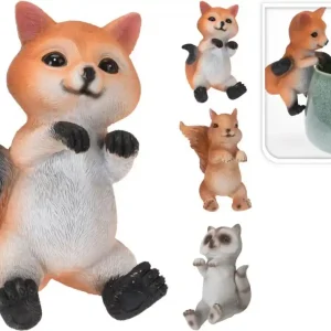 Preț redus Decor pentru ghiveci animal 15x5,5x7,3 cm mix