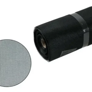 Plasa de insecte fibra de sticla 1,5m 30m neagra Popular