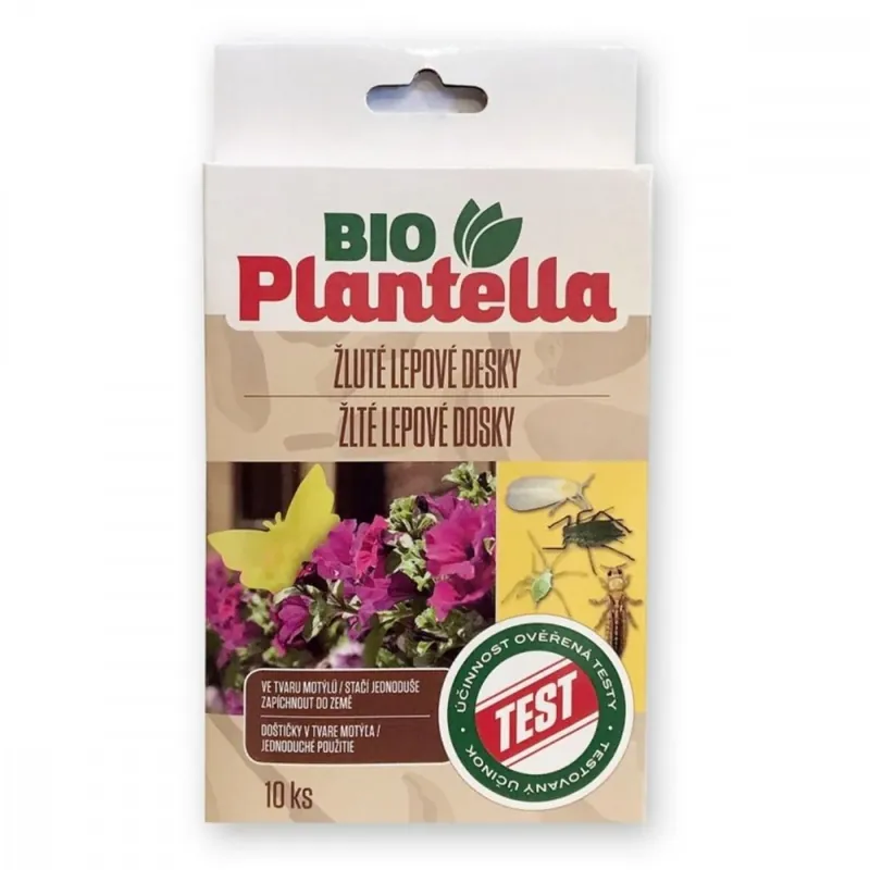 Adeziv pentru insecte, prindere 10 buc fluturi BIO PLANTELLA KLC Reducere