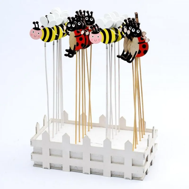 Ofertă Ornament piercing albina/buburuza 29x4,5x0,5 cm mix