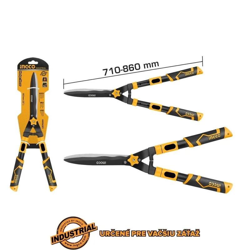 Nu rata Foarfece pentru gard viu telescopic 71-86cm INGCO Industrial KLC
