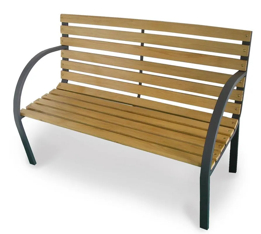 Bancă de grădină TINA metal+lemn GARDENKUS KLC Livrare gratuită