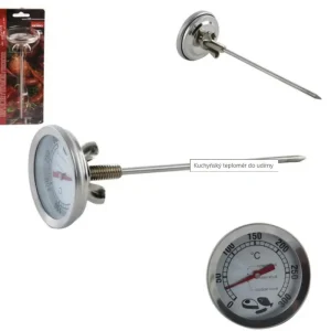 Expediere rapidă Termometru pentru afumătoare din oțel inoxidabil 16cm