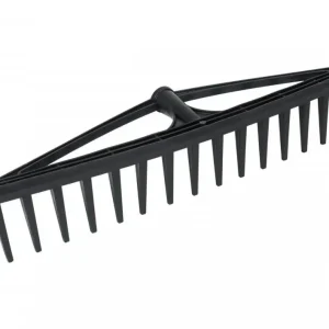 Grebla pentru iarba din plastic cu 18 dinti drept fara maner Cel mai vândut