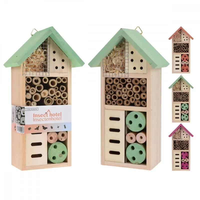 Casa pentru insecte 13x8,5x26 cm mix Reducere extra