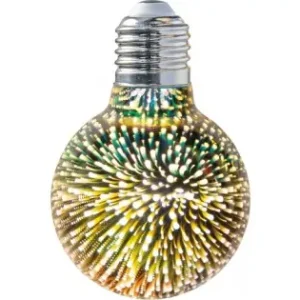 Bec LED decorativ Stardust G80 2W E27 Livrare gratuită