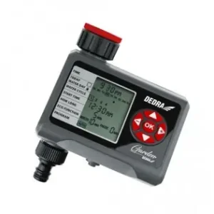 Livrare rapidă Programator irigare gradina, display LCD, adaptoare incluse, IP44, temporizator automat electronic udat stropire gazon, peluza, Dedra