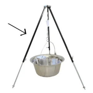 Trepied, suport pentru ceainic telescopic 115 cm cu cârlig g2, g4 /124022/ Preț redus