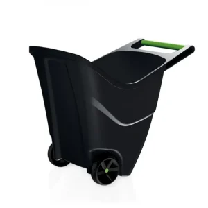 Reduceri Cărucior de grădină 85l plastic negru