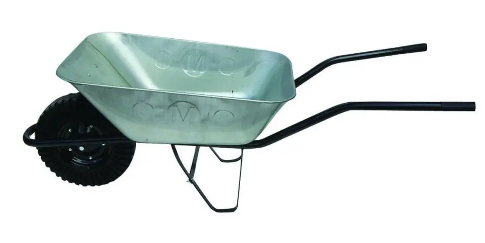 Roabă de construcție roată solidă 80 l zincată. caroserie LUX KLC Reduceri