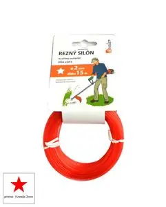 Popular Tăiere silon STAR 2,0 mm/15 m GARDENKUS KLC