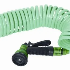 Set furtun spiralat 15 m pentru apa Ultima șansă