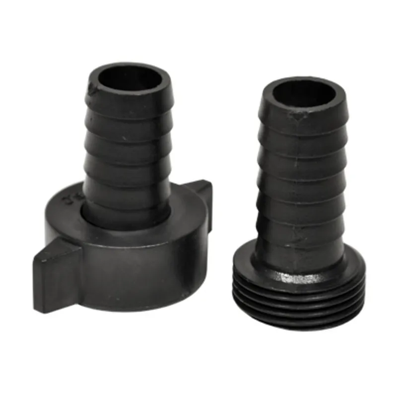 Conector de furtun negru de 3/4";. Retur ușor