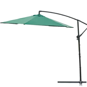 Umbrela de soare 300 cm verde BANANA lateral cu suport Cel mai bun preț