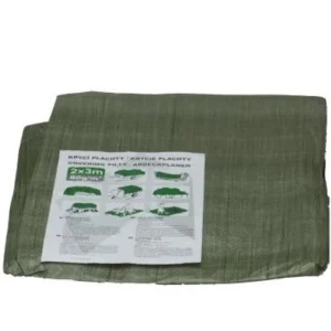 Calitate înaltă Foaie de acoperire 2x3 m verde cu plasă STANDARD